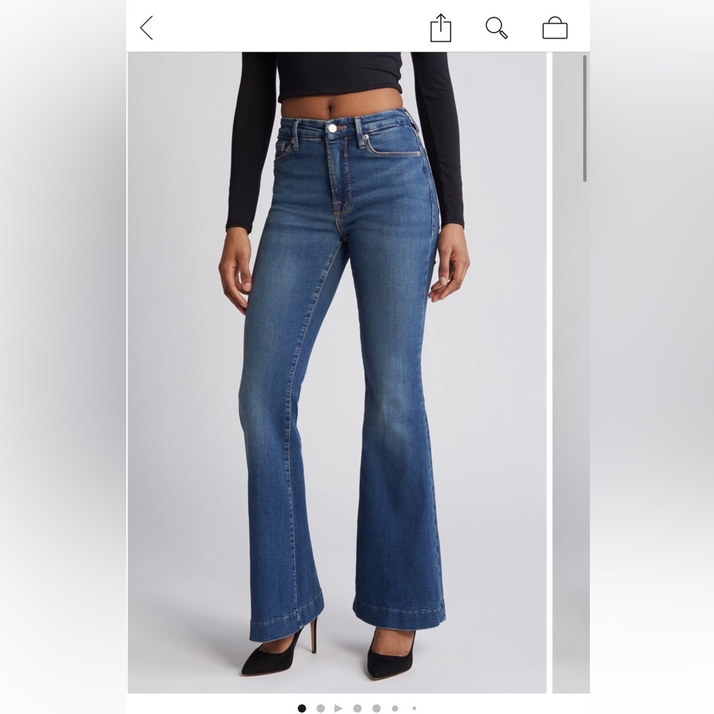 Good american good flare Jeans